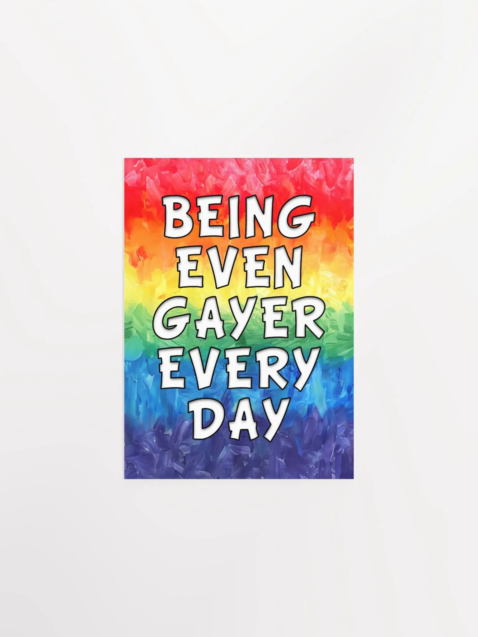 Being Even Gayer - Rainbow Pride Studio Art Print product image (1)
