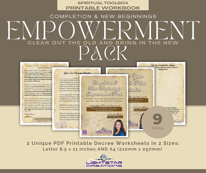 Completion & New Beginnings Empowerment Pack Workbook product image (1)