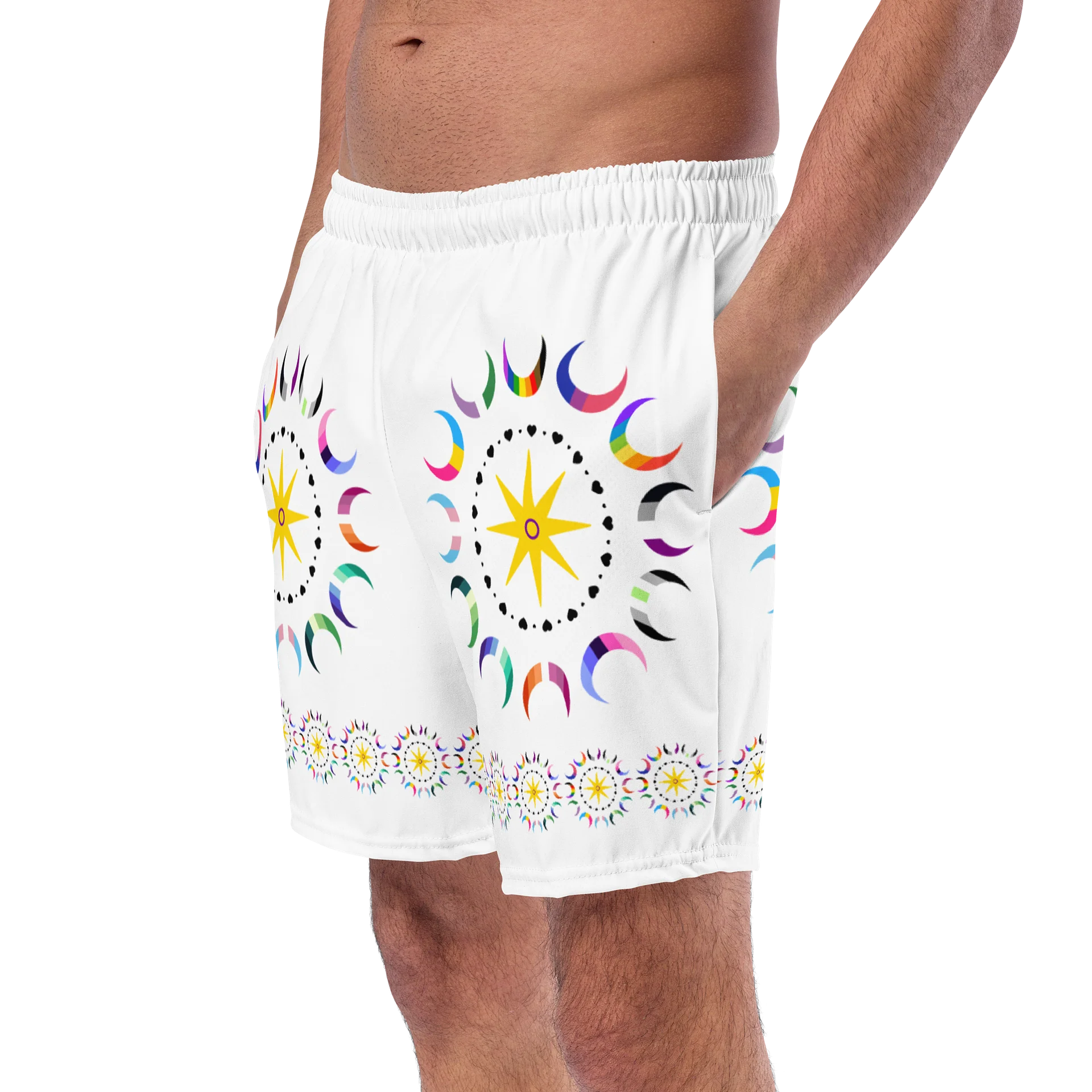 Galactic Splash Swim Trunks product image (2)