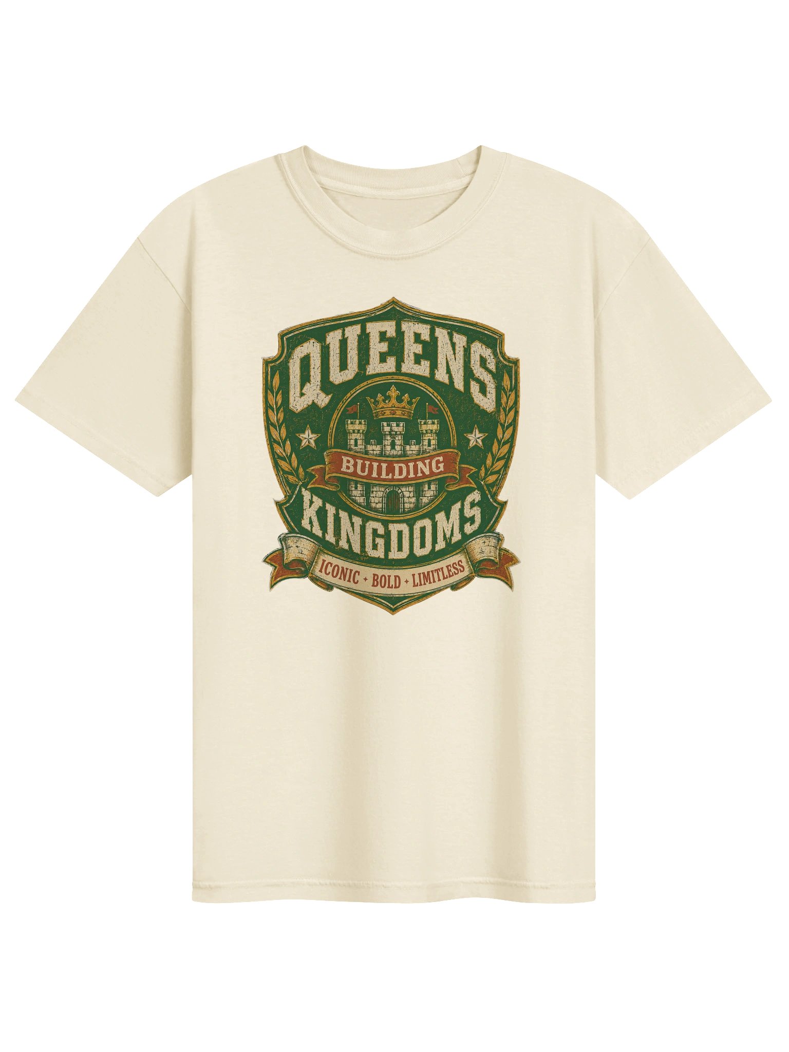 Queens Building Kingdoms Royal Crest Premium T-Shirt product image (18)