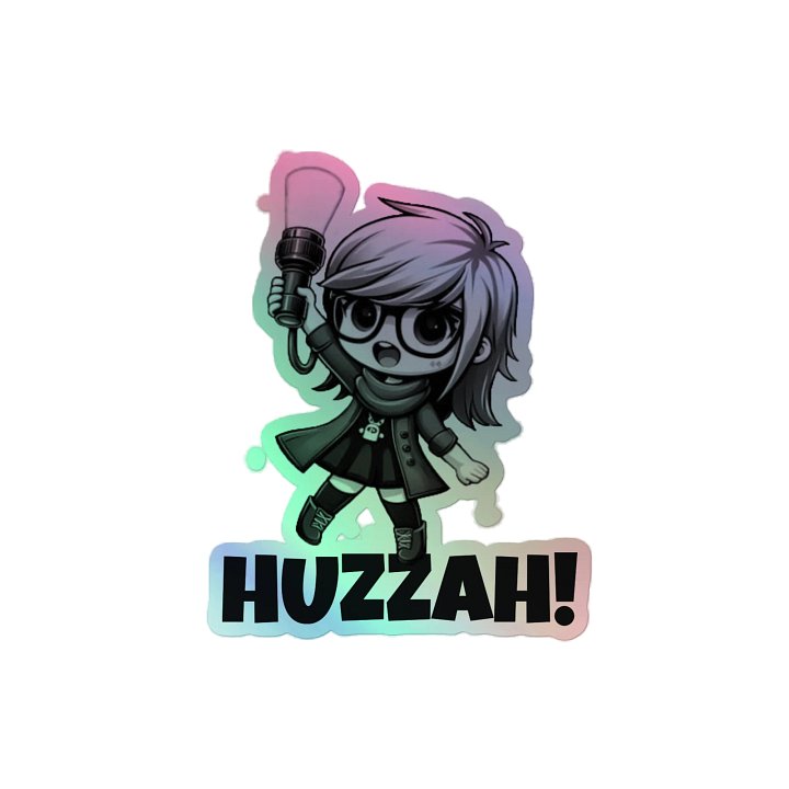 huzzah v1 sticker product image (2)