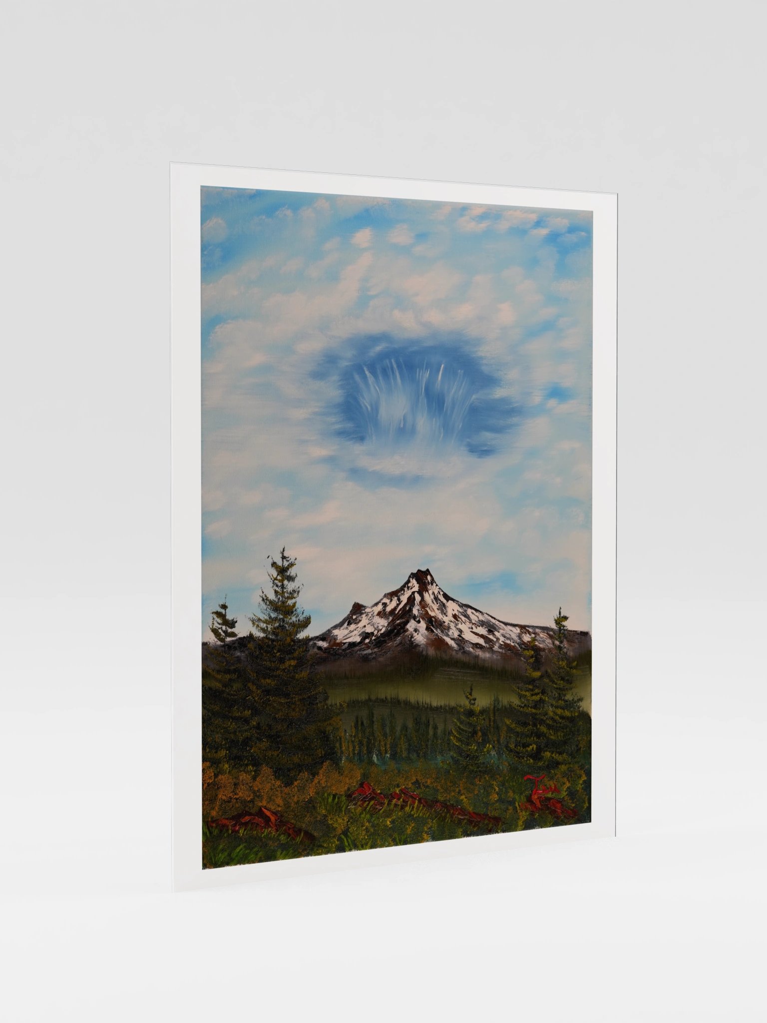 The Fallstreak Mountain - Matte Poster Print product image (2)