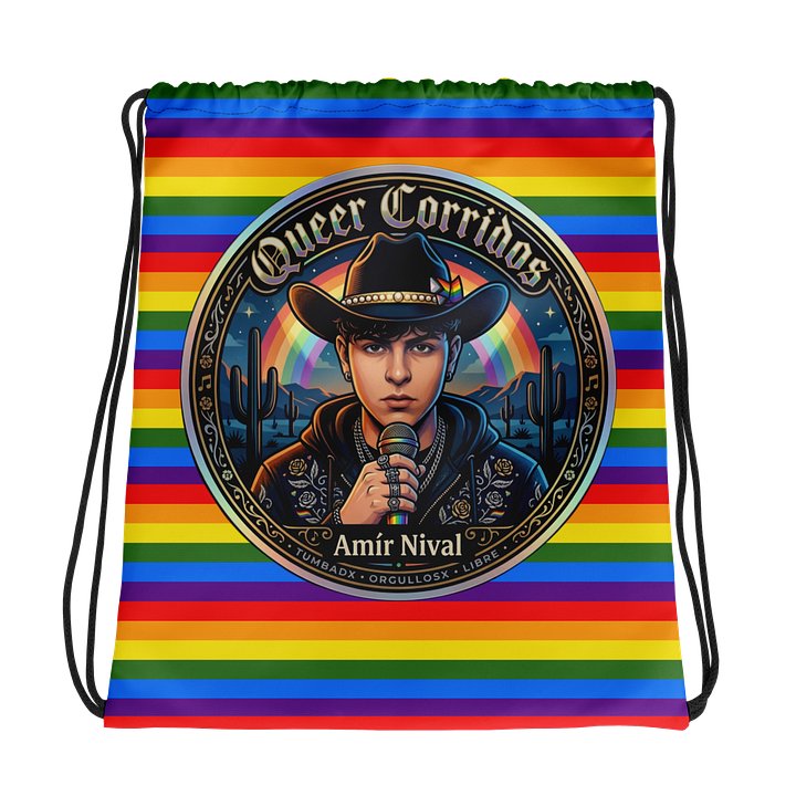 Mochila de cordón Queer Corridos Pride product image (1)