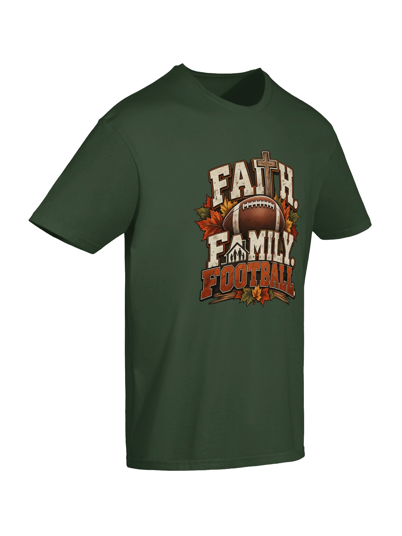 Faith, Family & Football Tee | Joshua 24:15 product image (36)