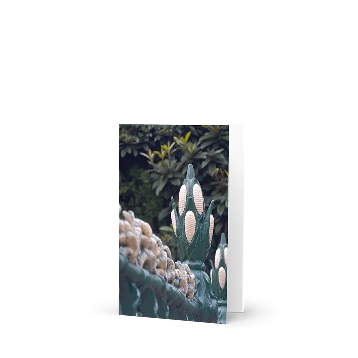 The Cornstalk Fence — New Orleans Greeting Card | The Indigo Hours | Casa de Karma Press product image (1)