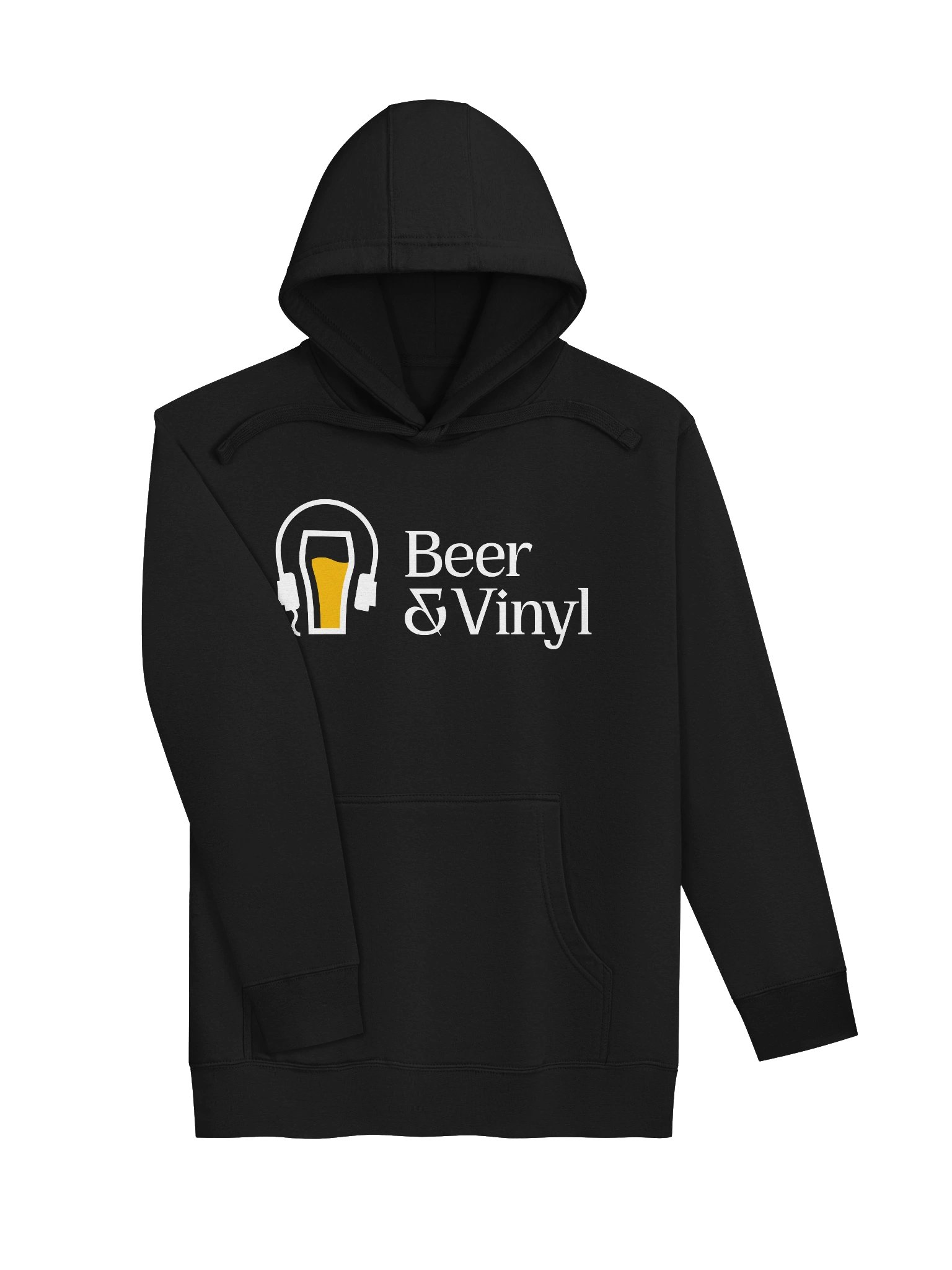 Beer & Vinyl Black Hoodie product image (3)