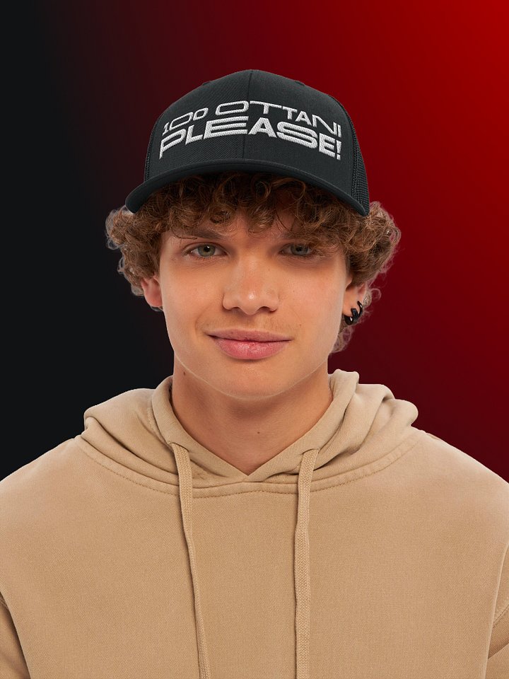 100 Ottani Please!™ Racing Streetwear Trucker Hat | Grid Walk Edition product image (2)