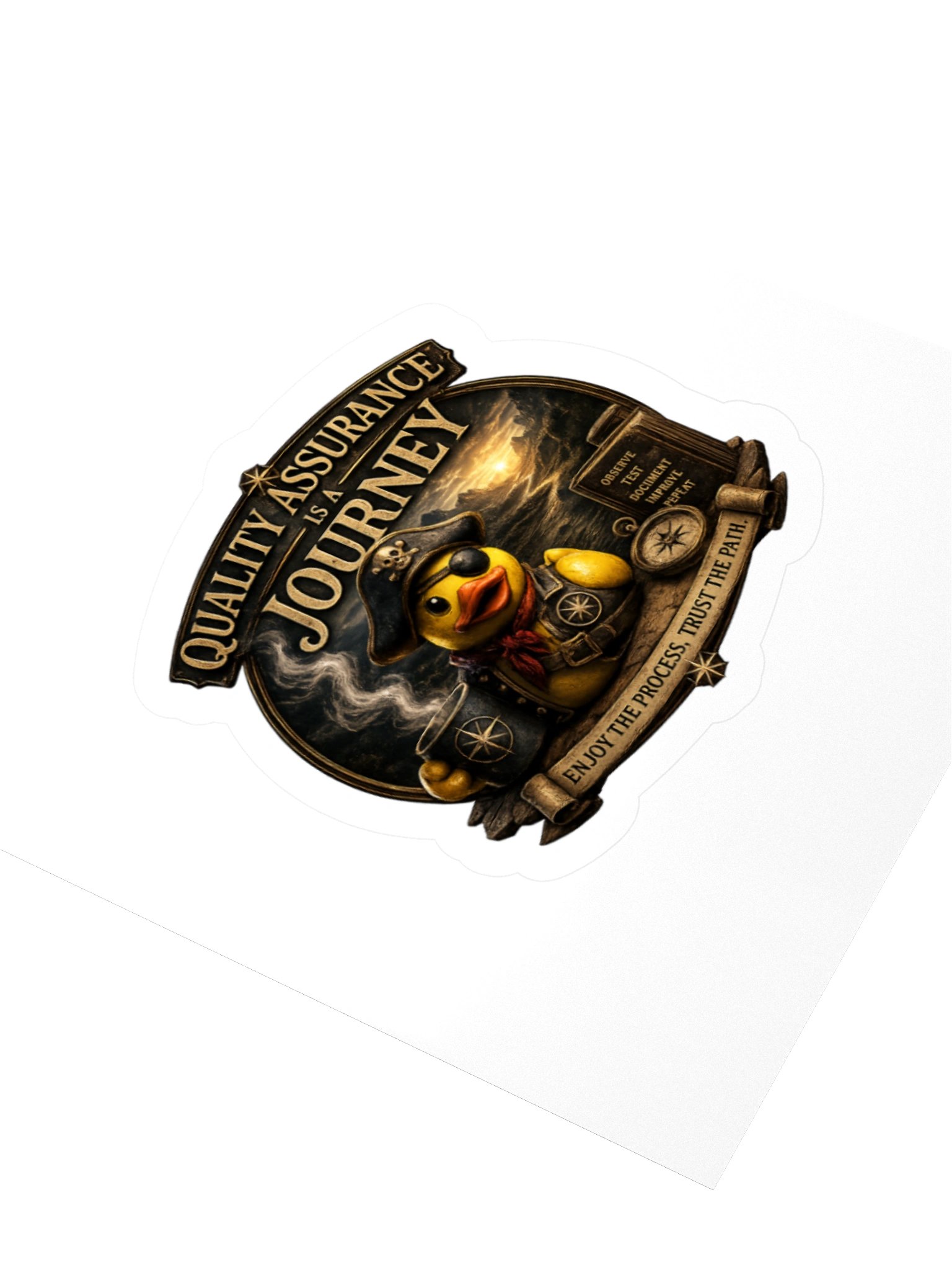 Official Captain Quackers Kiss-Cut Sticker product image (3)