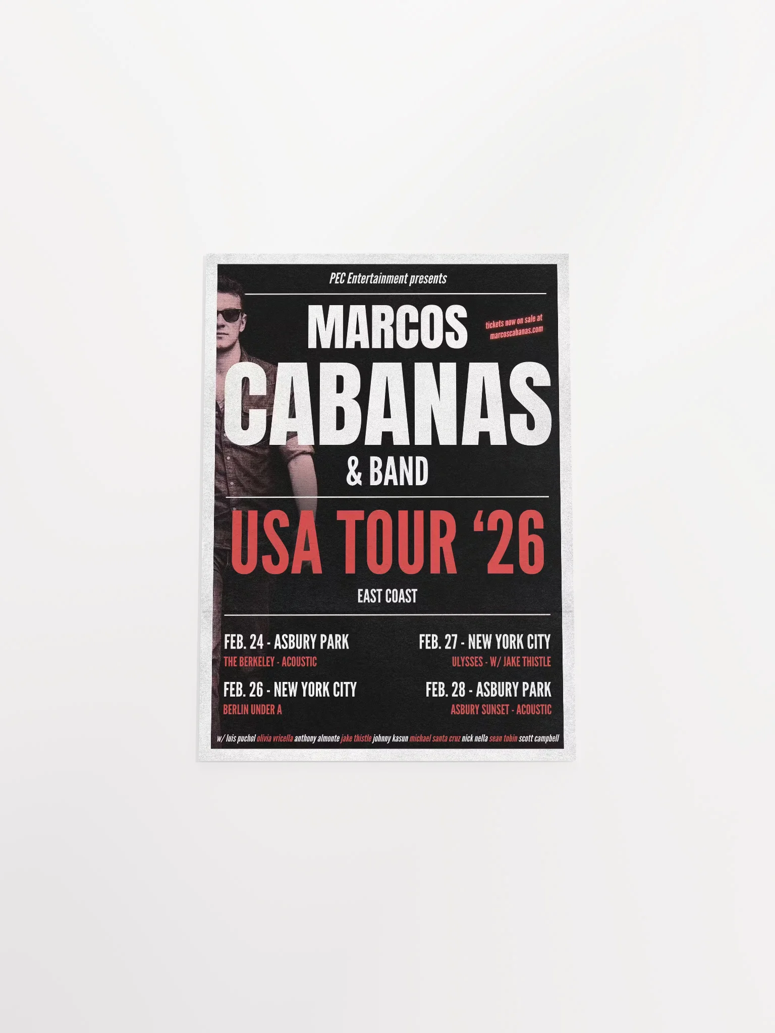 USA TOUR '26 PROMO POSTER product image (4)