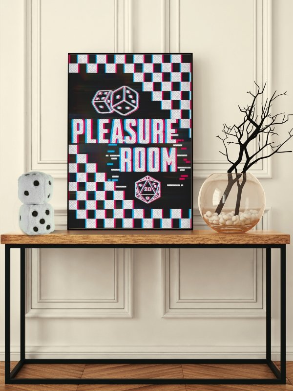 Glitch Game Room Poster for Board Gamers - Digital Download product image (2)