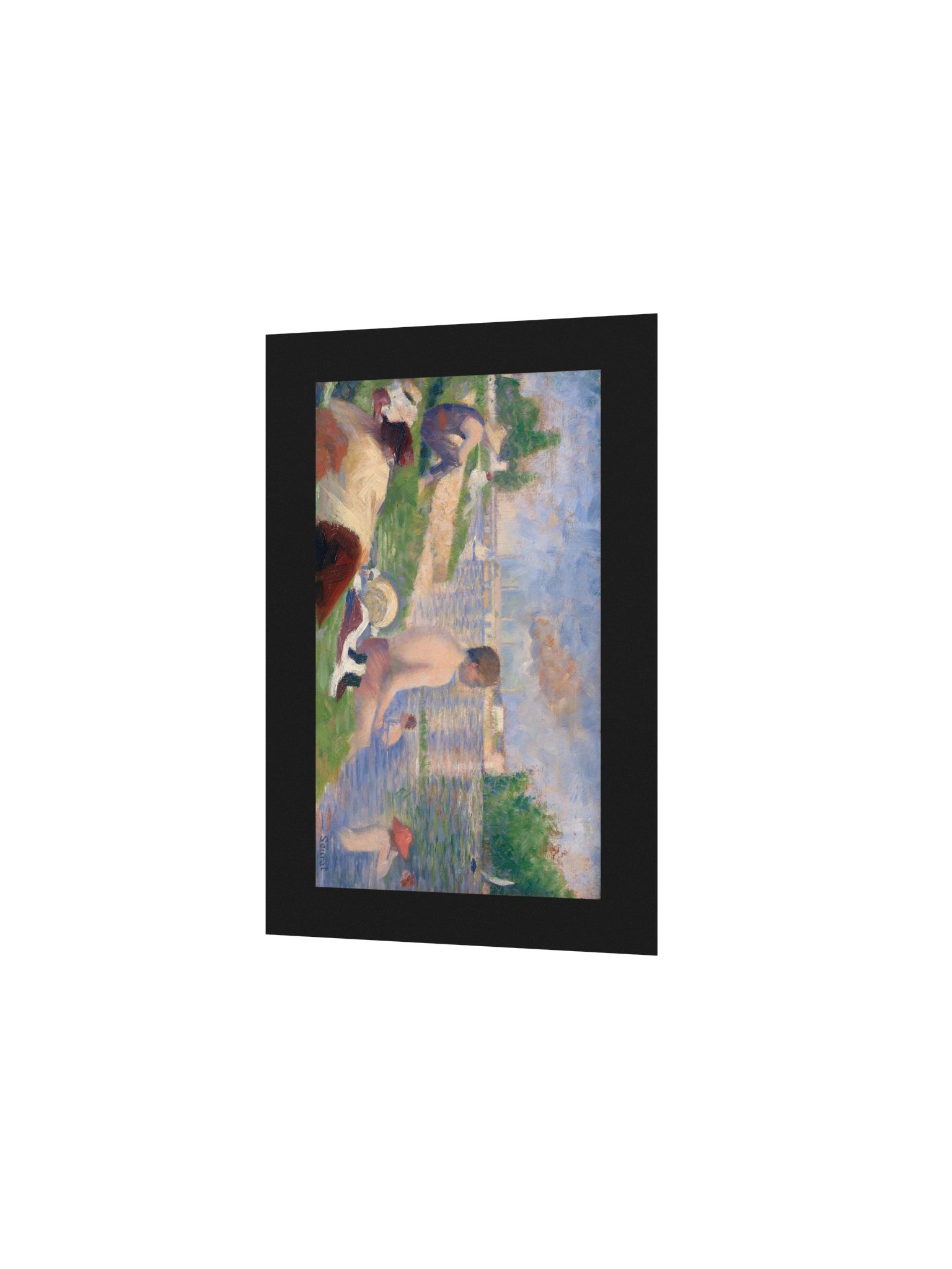 Seurat, Final Study for “Bathers at Asnières” — Fine-Art Poster product image (3)
