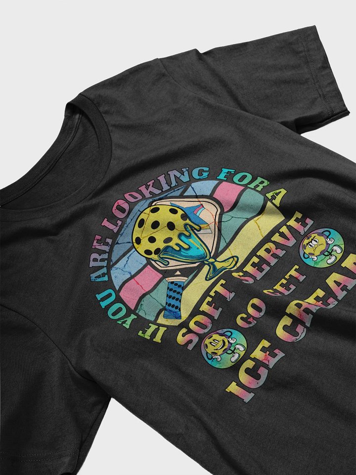 Soft Serve Go Get Ice Cream Pickleball T-Shirt product image (2)