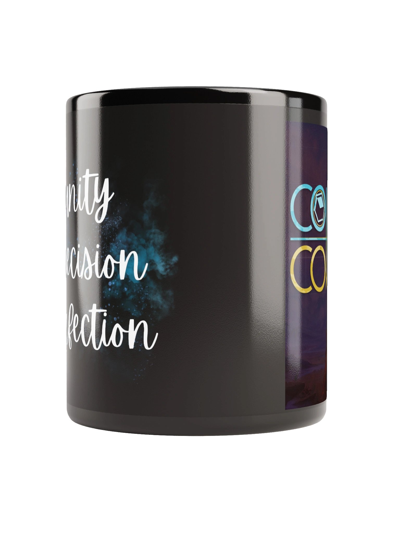Unity Precision Perfection Mug (glossy black) product image (10)