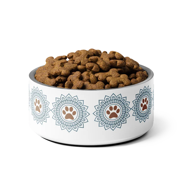 Yogi Warriors Mandala Paw Print Pet Bowl - 32 oz product image (2)