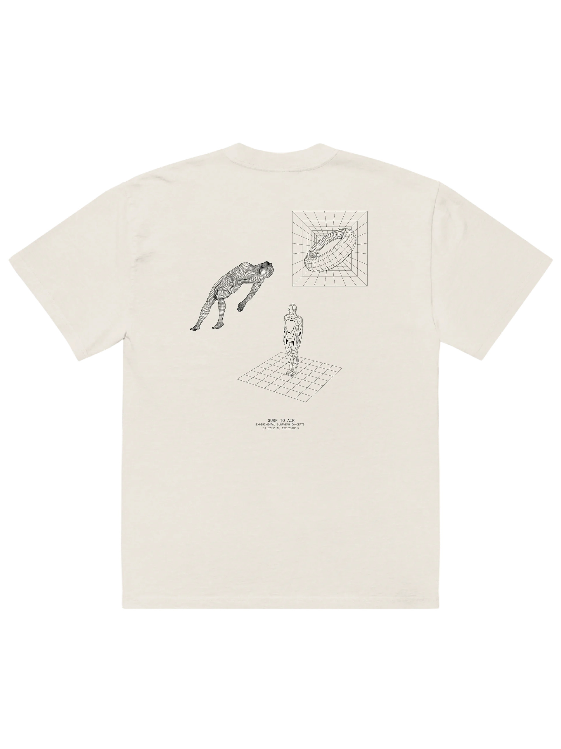 Ascend | Oversized Tee (Bone) product image (3)
