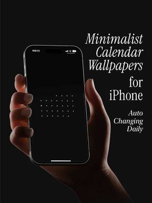 Minimalist Calendar Wallpapers for iPhone / Auto-Changing Daily Wallpapers 👉 https://blogoodf.gumroad.com/l/Minimalist-Calendar-Wallpapers-for-iPhone #lockscreen #iphone #wallpapers #minimalism #minimalist