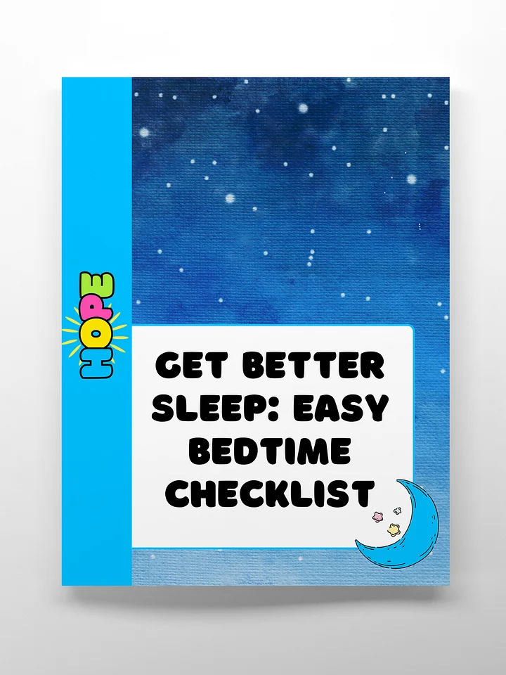 Get Better Sleep: Easy Bedtime Checklist product image (1)