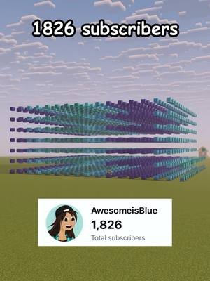 I honestly still can't believe this! Super excited for what next year will look like! #awesomeisblue #minecraft #mcyt #streamer #fyp #contentcreator #subscribe