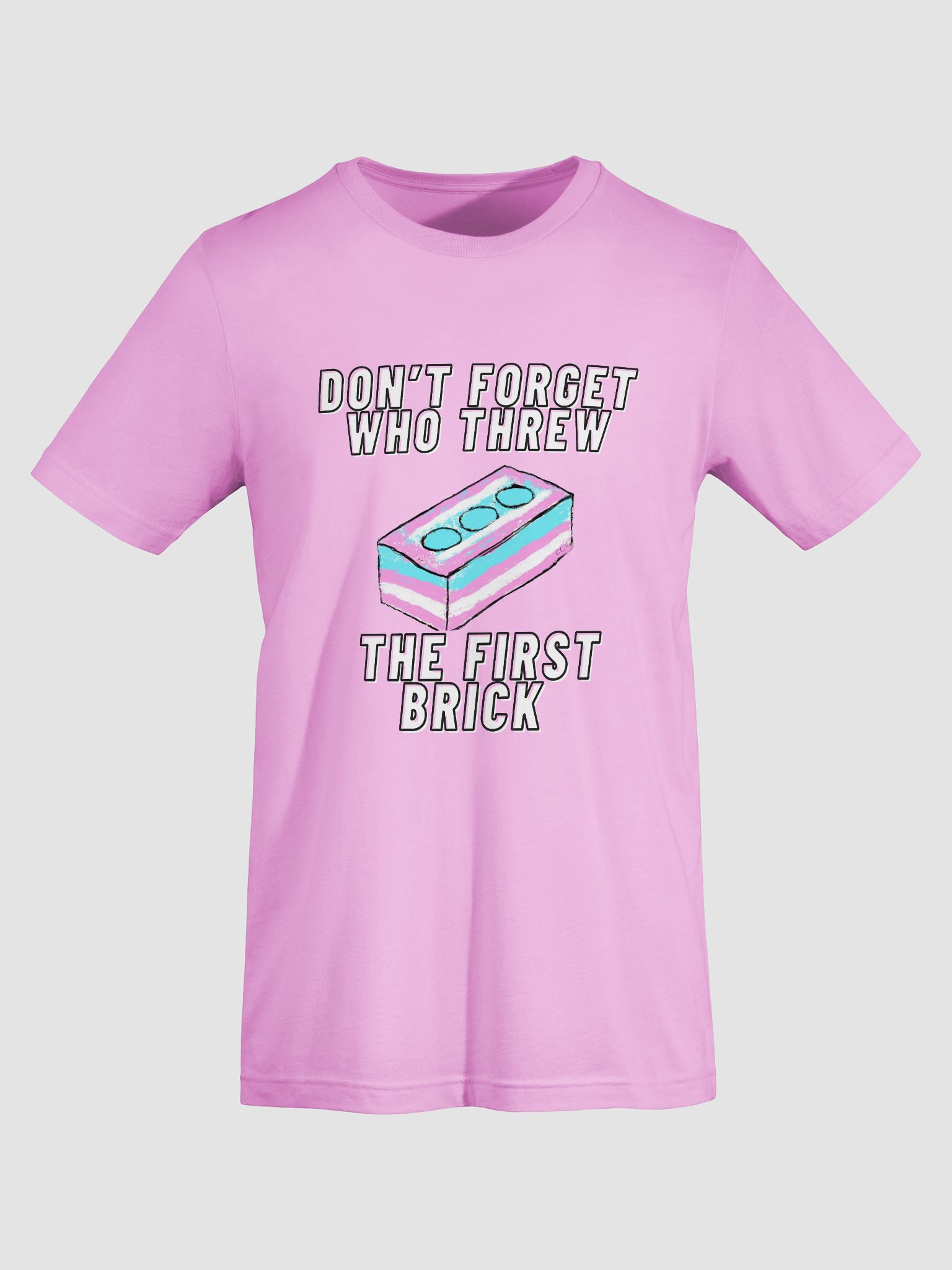 Don't Forget Who Threw The First Brick Tee product image (40)