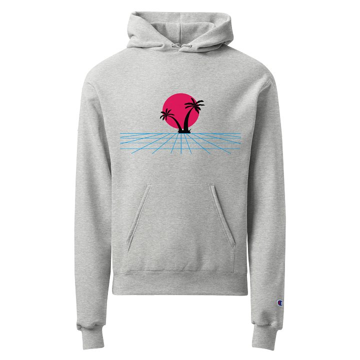 Retro Grid Palm Hoodie product image (1)