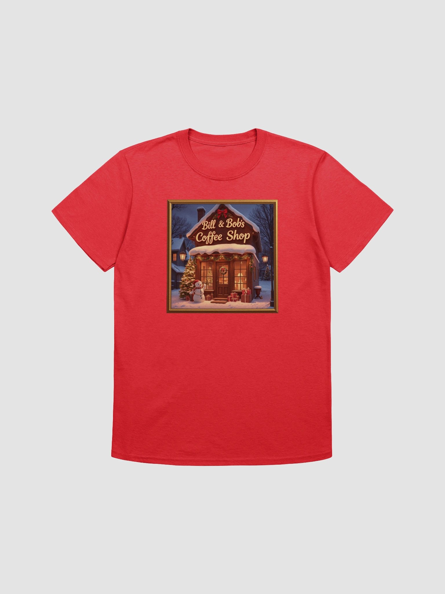 Bill and Bob's Coffee Shop Christmas | Recovery T-Shirt Inspiring Sobriety product image (3)