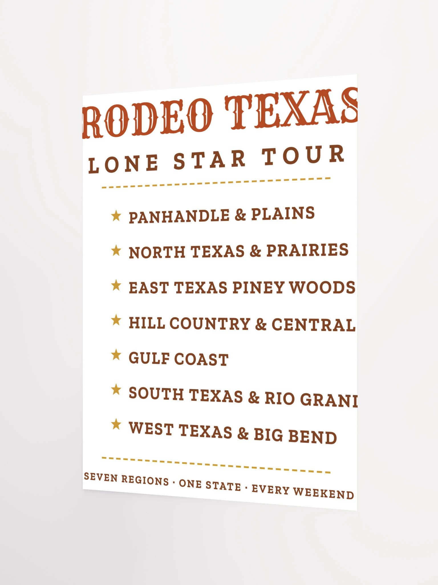 Lone Star Tour Poster product image (40)