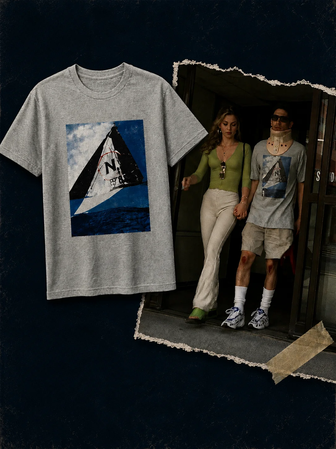 Christopher Moltisanti Hospital Sailboat Unisex T-Shirt product image (1)