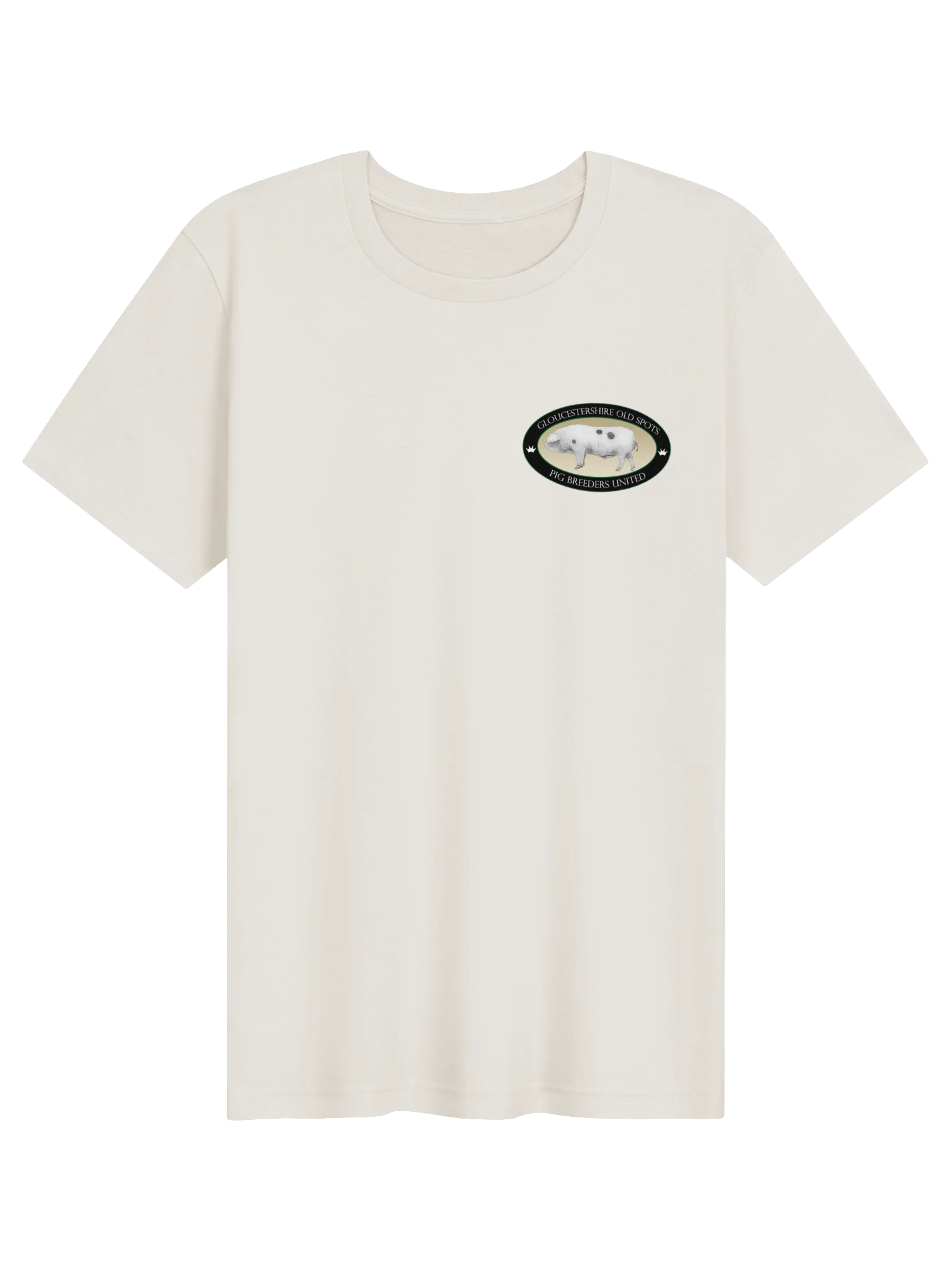 Gloucestershire Old Spots Pig Breeders United Logo Tee product image (1)
