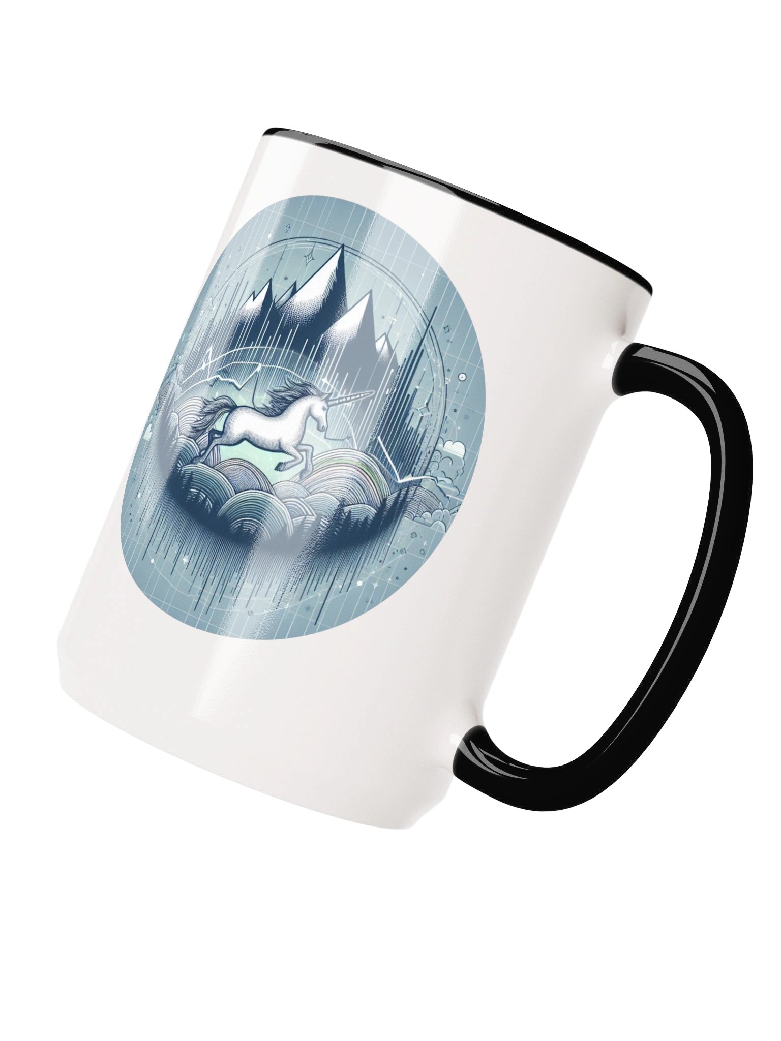 Unicorn Chasing Club - Blue Mug product image (3)