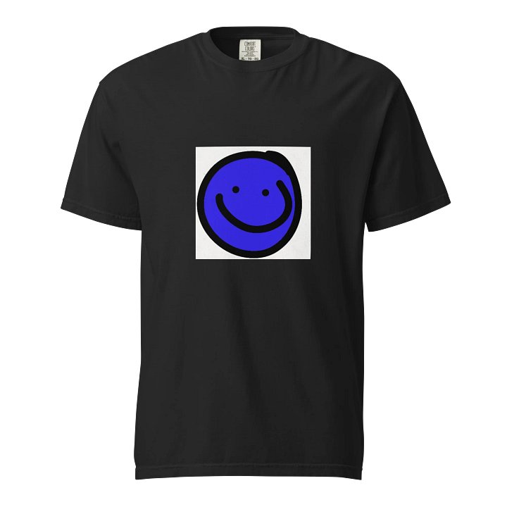 Happy Blue face T-shirt product image (1)