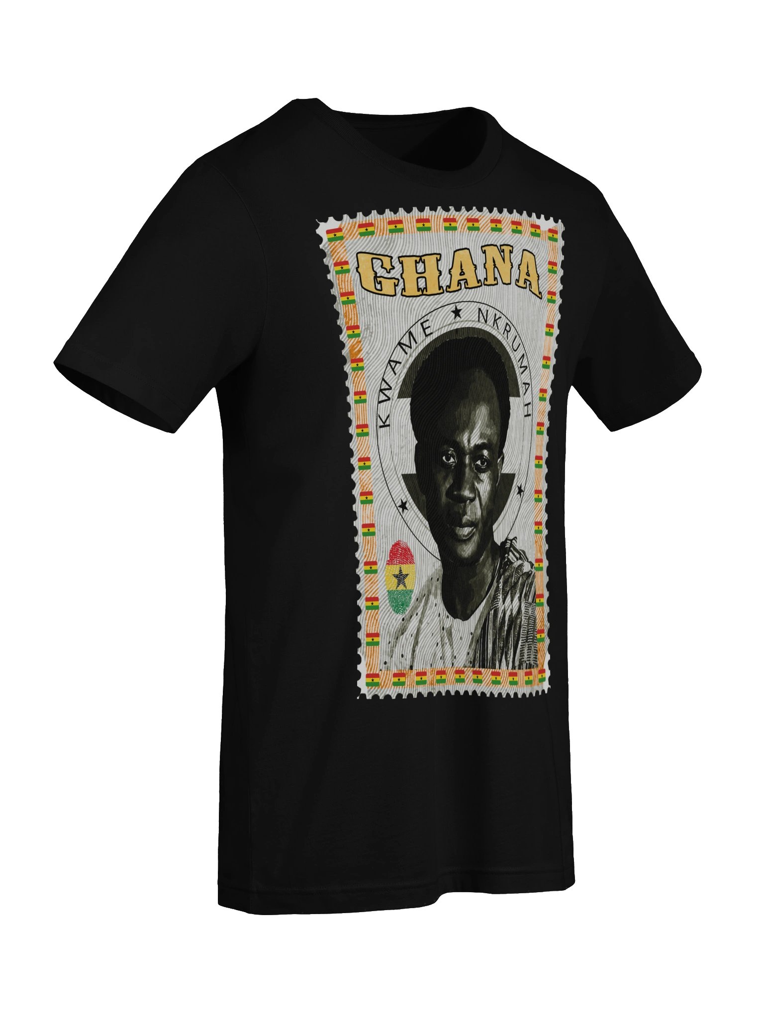 Kwame Nkrumah Vintage Postage Stamp T-Shirt | Ghana Independence Tee | Father of Pan-Africanism Streetwear product image (7)