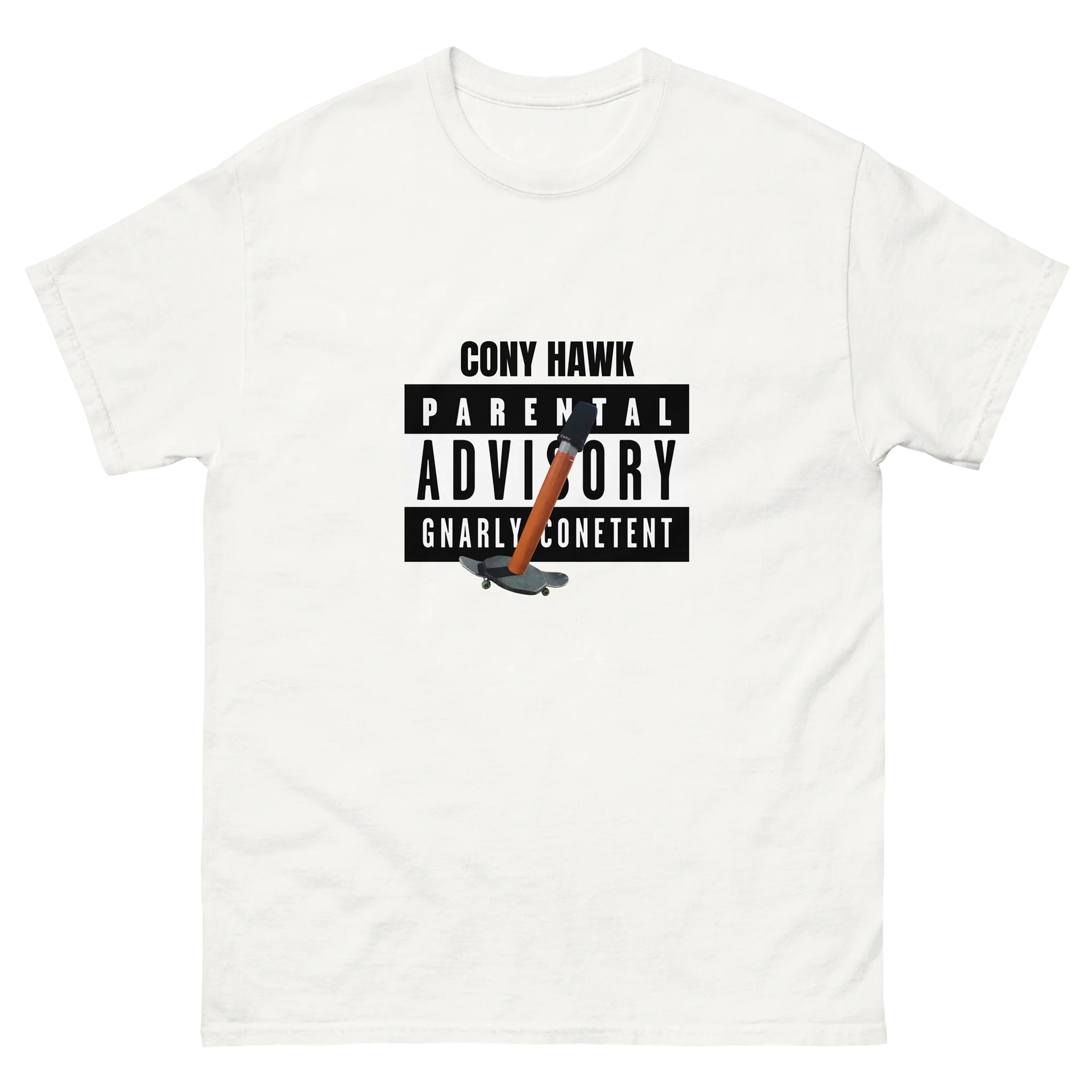 Gnarly Conetent Skateboard Tee product image (2)