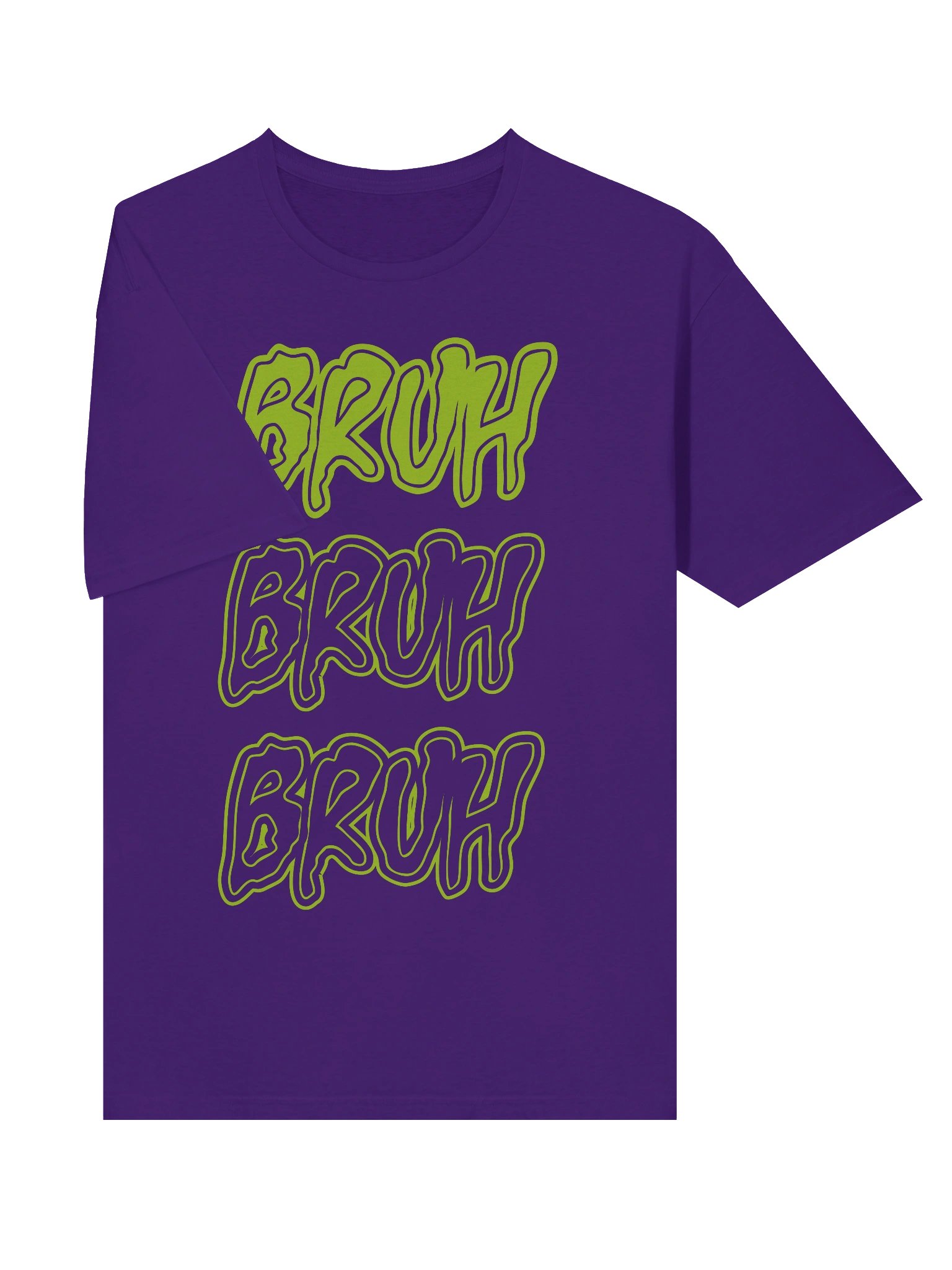 Neon Graffiti BRUH Unisex T-Shirt product image (26)