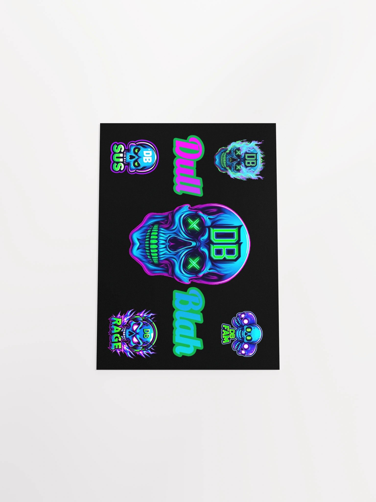 "DullBlah Signature" Enhanced Matte Poster product image (4)