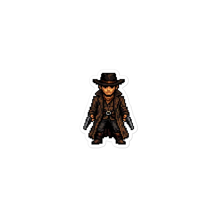 Roland Deschain (The Dark Tower Ka-Tet) Retro Pixel Art Laptop Sticker product image (2)