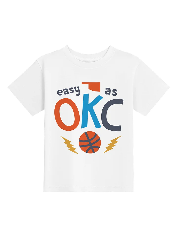 Easy as OKC Toddler Tee product image (1)
