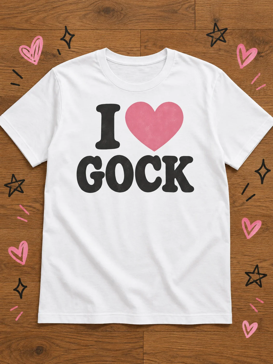 I ❤️ Gock Tee | Queer Pride Unisex Graphic Tee product image (1)