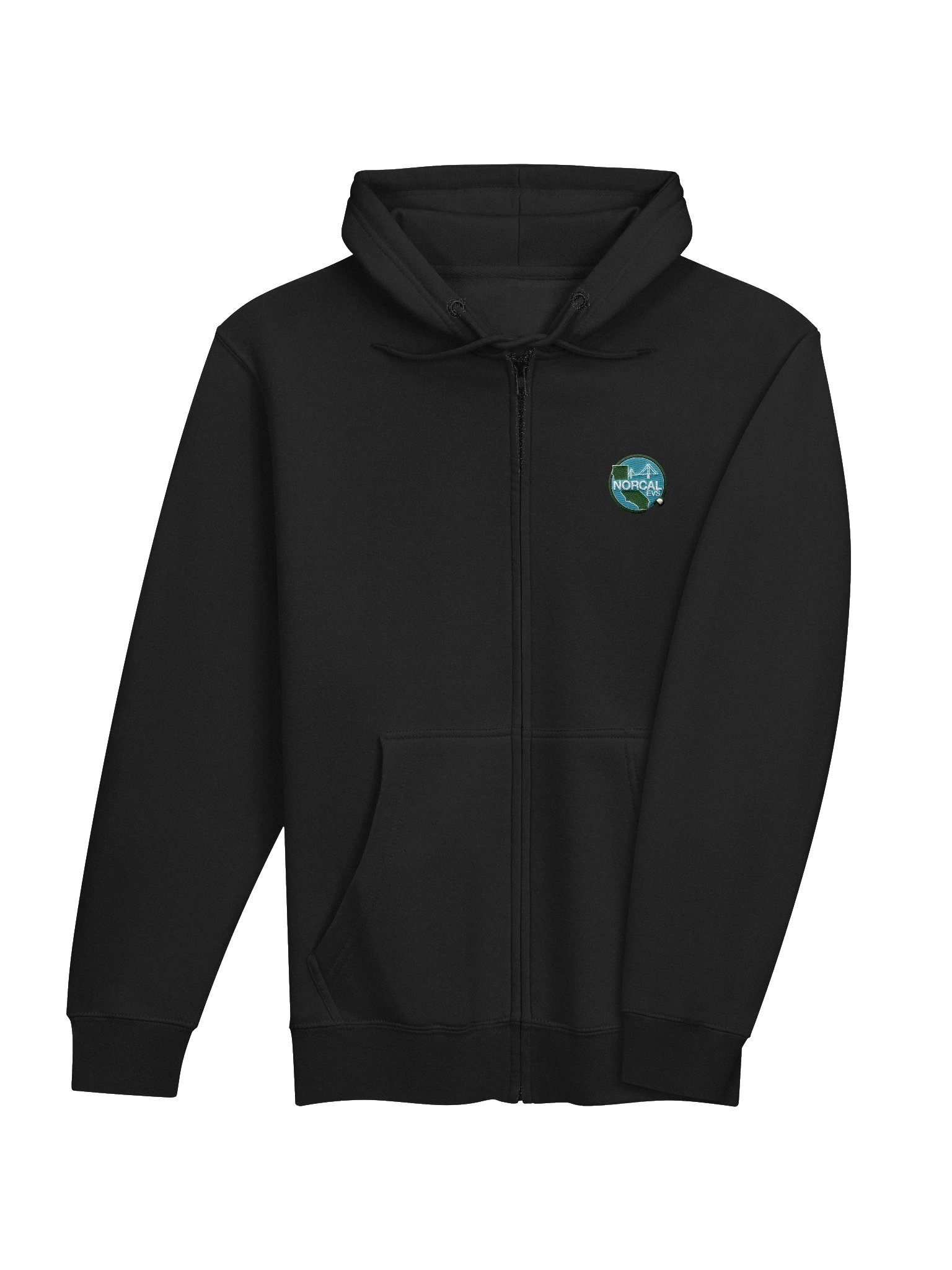 NorCal EVs Premium Full Zip Hoodie product image (4)