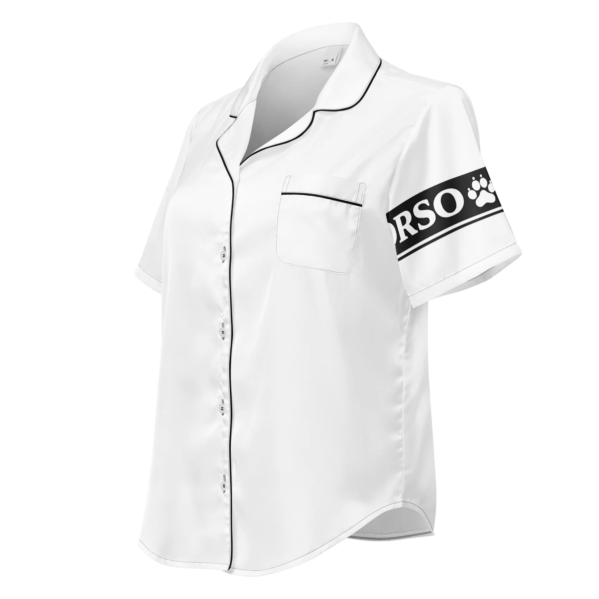 Corso Mom All-Over Pajama Top — Minimal Dog Logo product image (1)