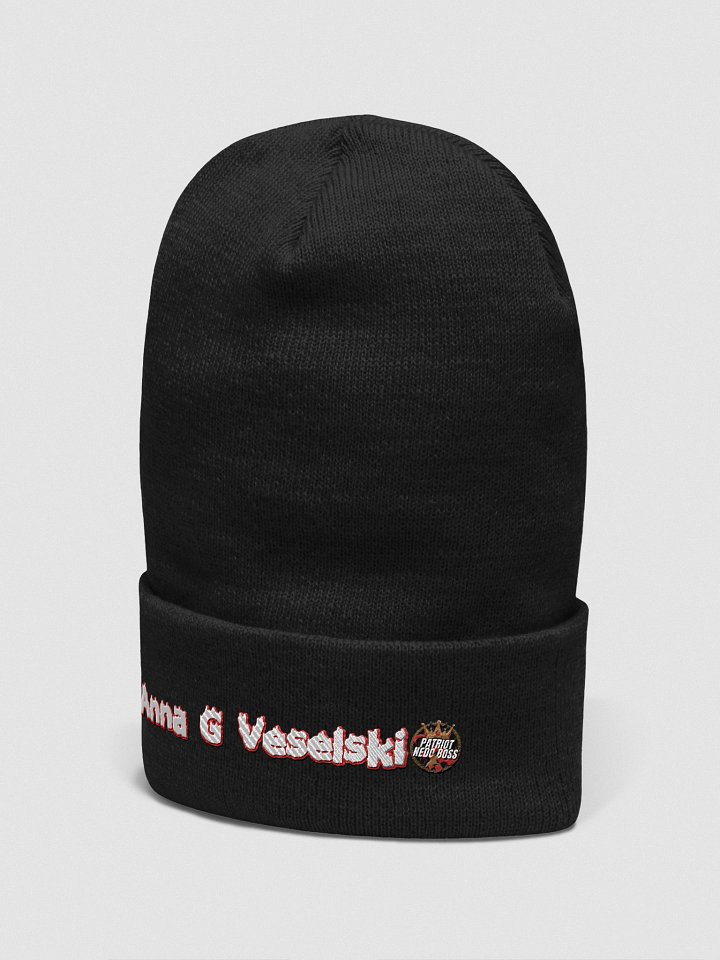 Skull Emblem Cuffed Beanie product image (13)