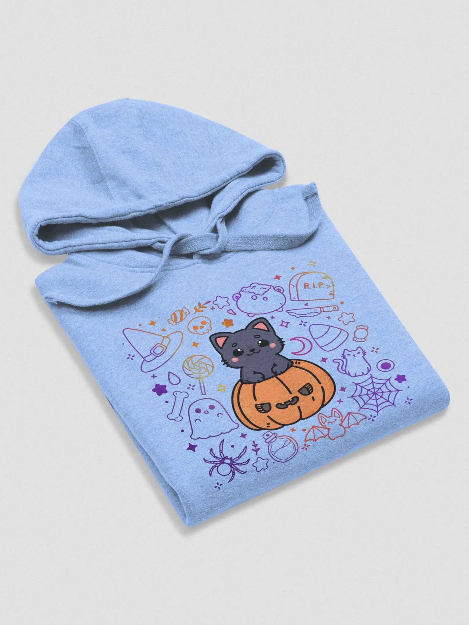 FILLED IN PUMPKIN CAT // hoodie product image (2)