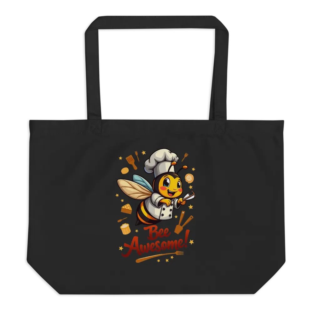 Bee Awesome! Eco-Friendly Chef Bee Tote product image (1)