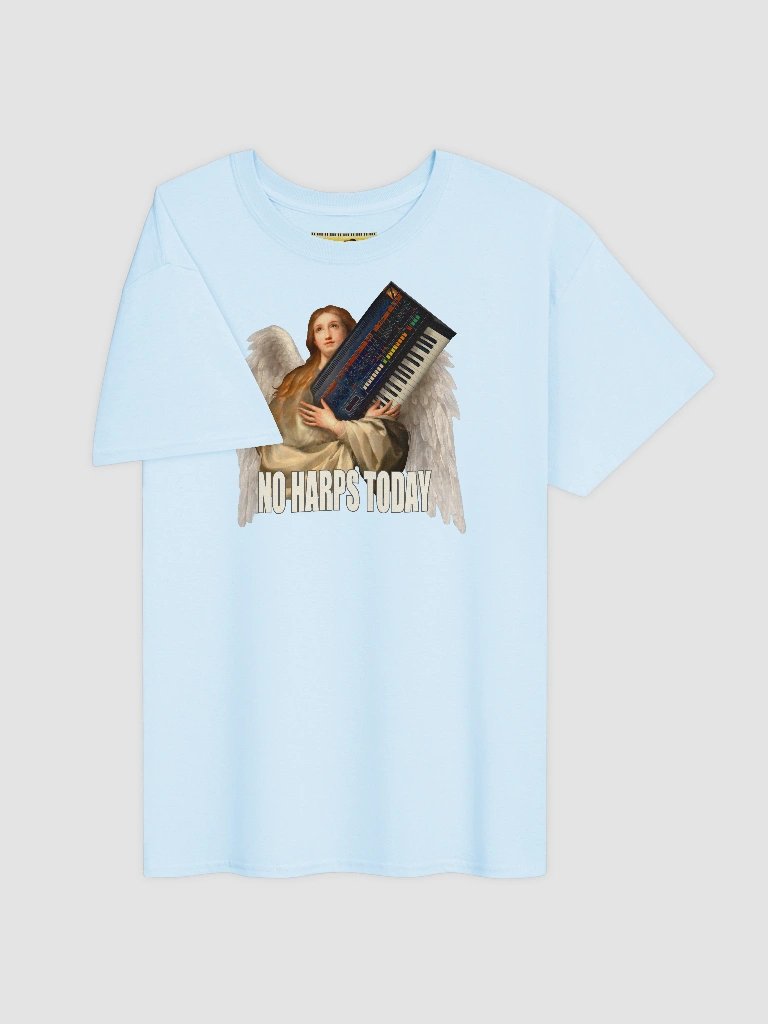 NO HARPS TODAY, by Frank Fonik, Techno EDM Unisex t-shirt product image (4)