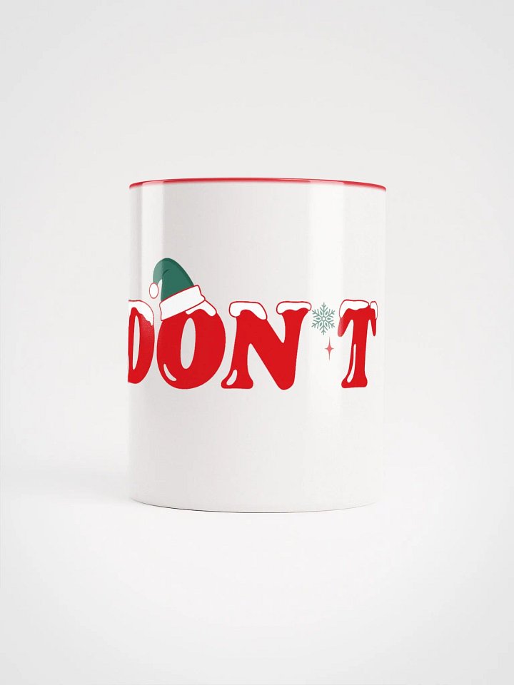 DON'T Christmas Mug - Red product image (1)
