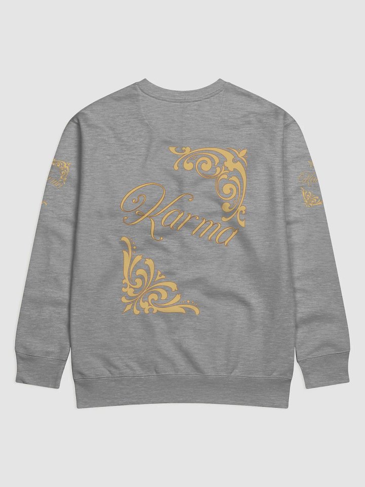 Karma Floral Script Premium Sweatshirt product image (11)