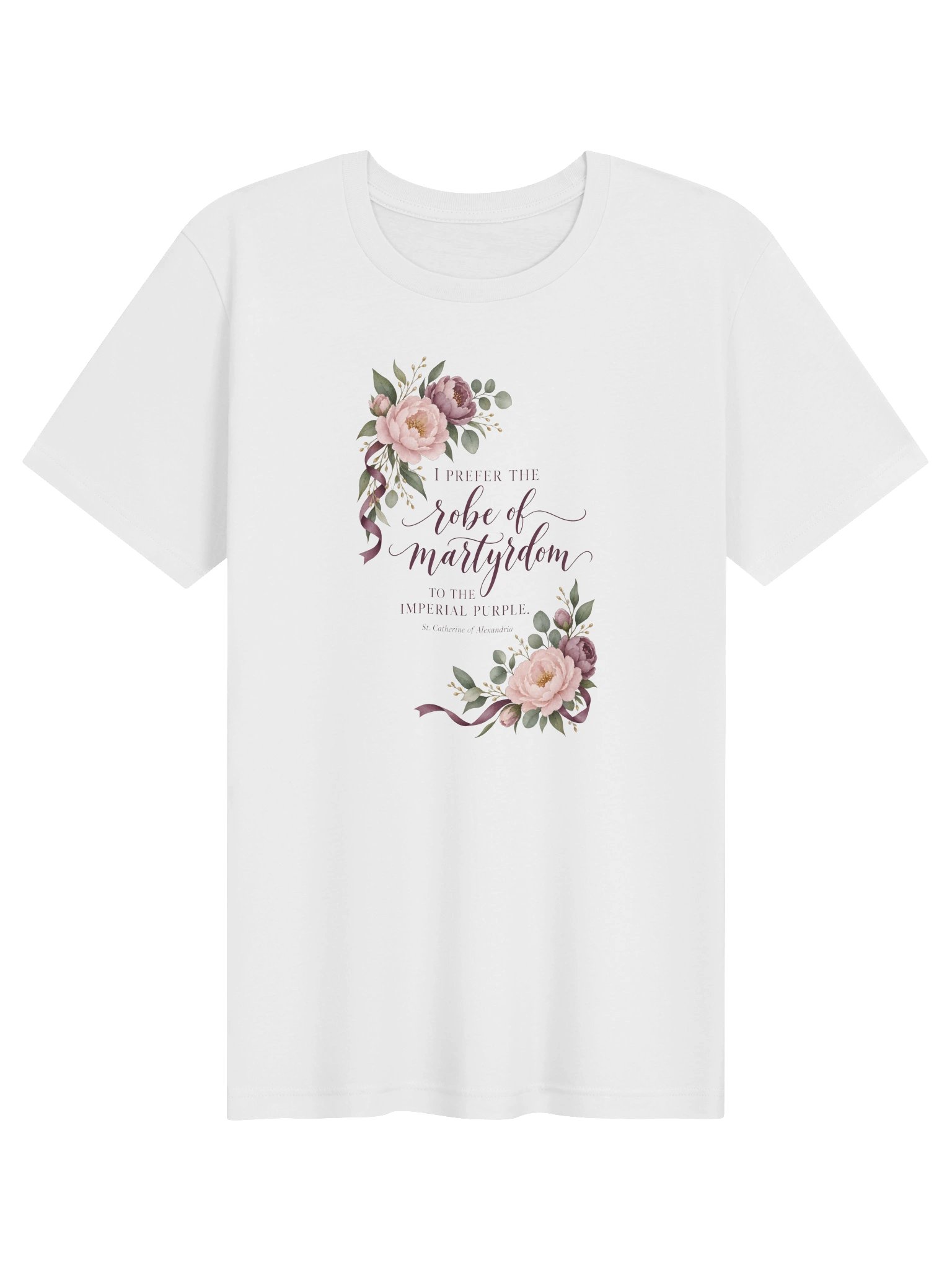 St. Catherine “Robe of Martyrdom” T-shirt product image (1)