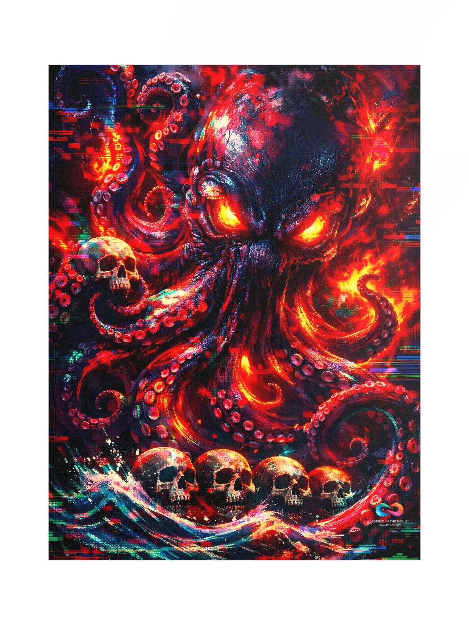CINEMATIC ART POSTER – CREEPY OCTOPUS #003 product image (1)