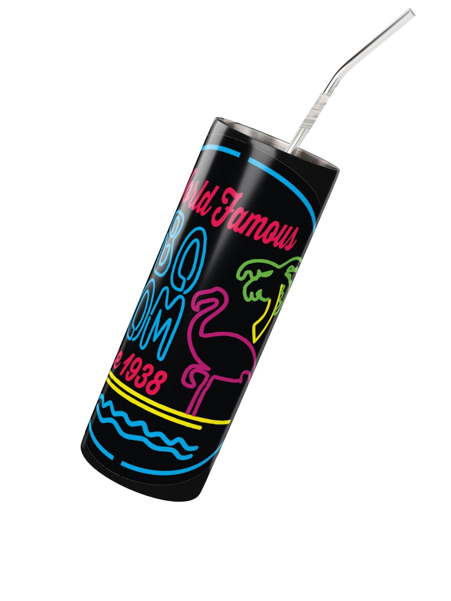 Neon Paradise Stainless Steel Tumbler product image (2)