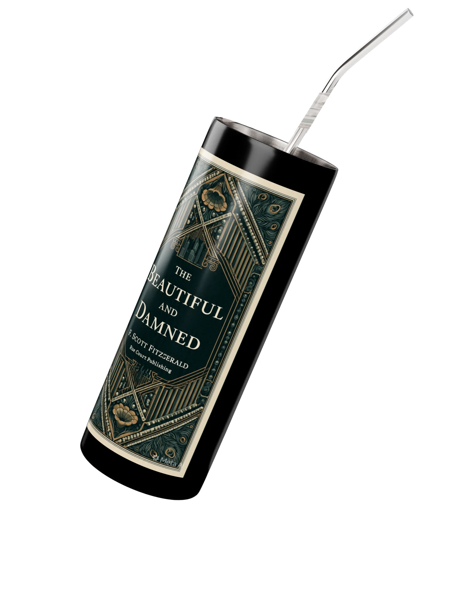 The Beautiful and Damned Art-Deco Tumbler product image (3)