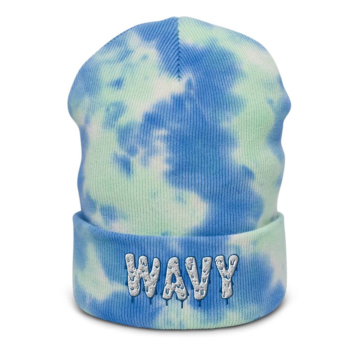 Sky Blue Wavy Beanie product image (1)